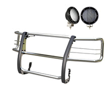 Load image into Gallery viewer, Black Horse Off Road 17GV02MSS-PLFB Grille Guard Kit for Select Chevrolet City Express, Chevrolet Express 1500, Chevrolet Express 2500, Chevrolet Express 3500, Chevrolet Express 4500, Chevrolet Express Cargo, Chevrolet Express Max, Chevrolet Express