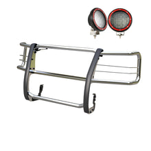 Load image into Gallery viewer, Black Horse Off Road 17GV02MSS-PLFR Grille Guard Kit for Select Chevrolet City Express, Chevrolet Express 1500, Chevrolet Express 2500, Chevrolet Express 3500, Chevrolet Express 4500, Chevrolet Express Cargo, Chevrolet Express Max, Chevrolet Express