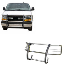 Load image into Gallery viewer, Black Horse Off Road 17GV02MSS Grille Guard for Select Chevrolet City Express, Chevrolet Express 1500, Chevrolet Express 2500, Chevrolet Express 3500, Chevrolet Express 4500, Chevrolet Express Cargo, Chevrolet Express Max, Chevrolet Express Pasajeros