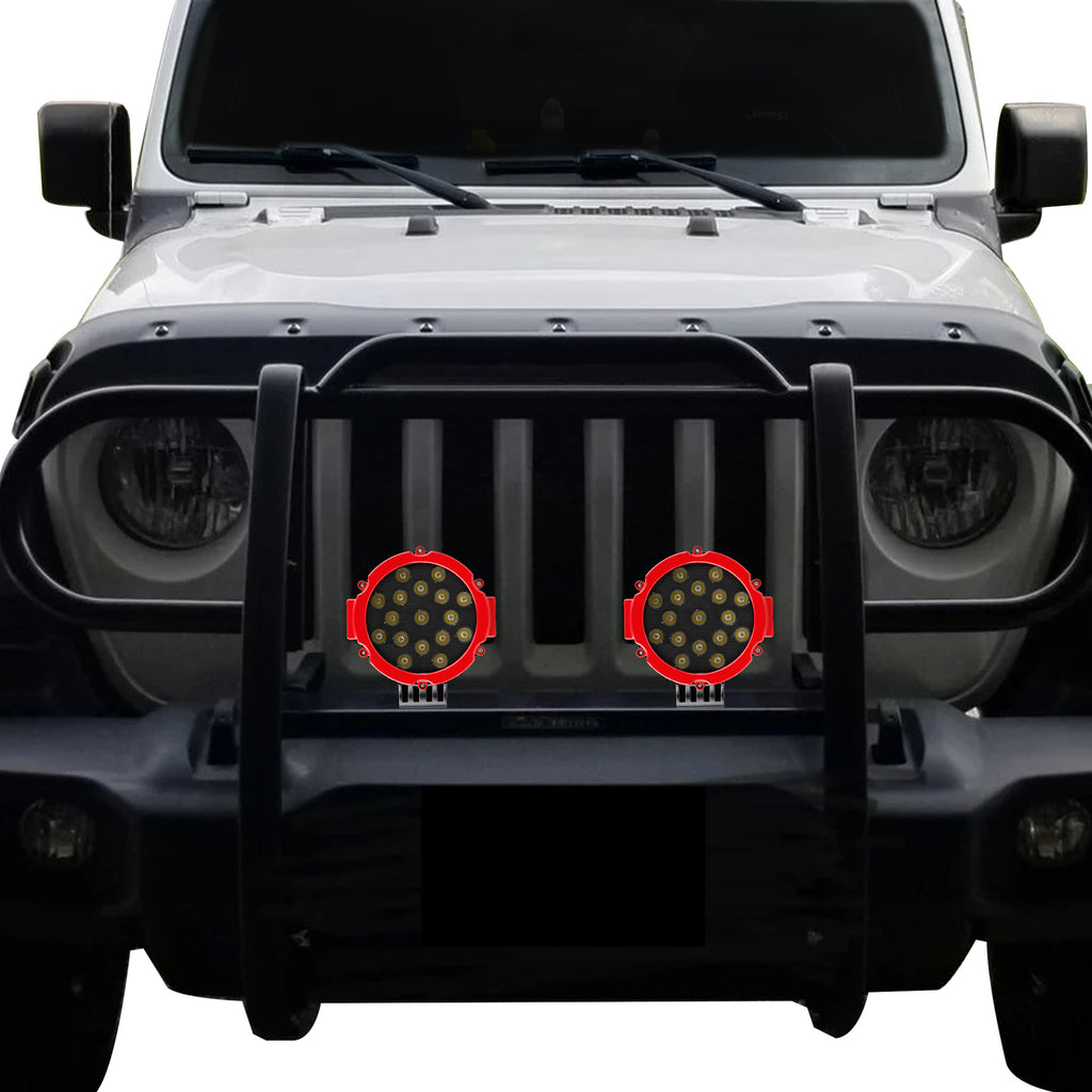 Black Horse Off Road 17JPJLMA-PLR Grille Guard Kit for Select Jeep Gladiator