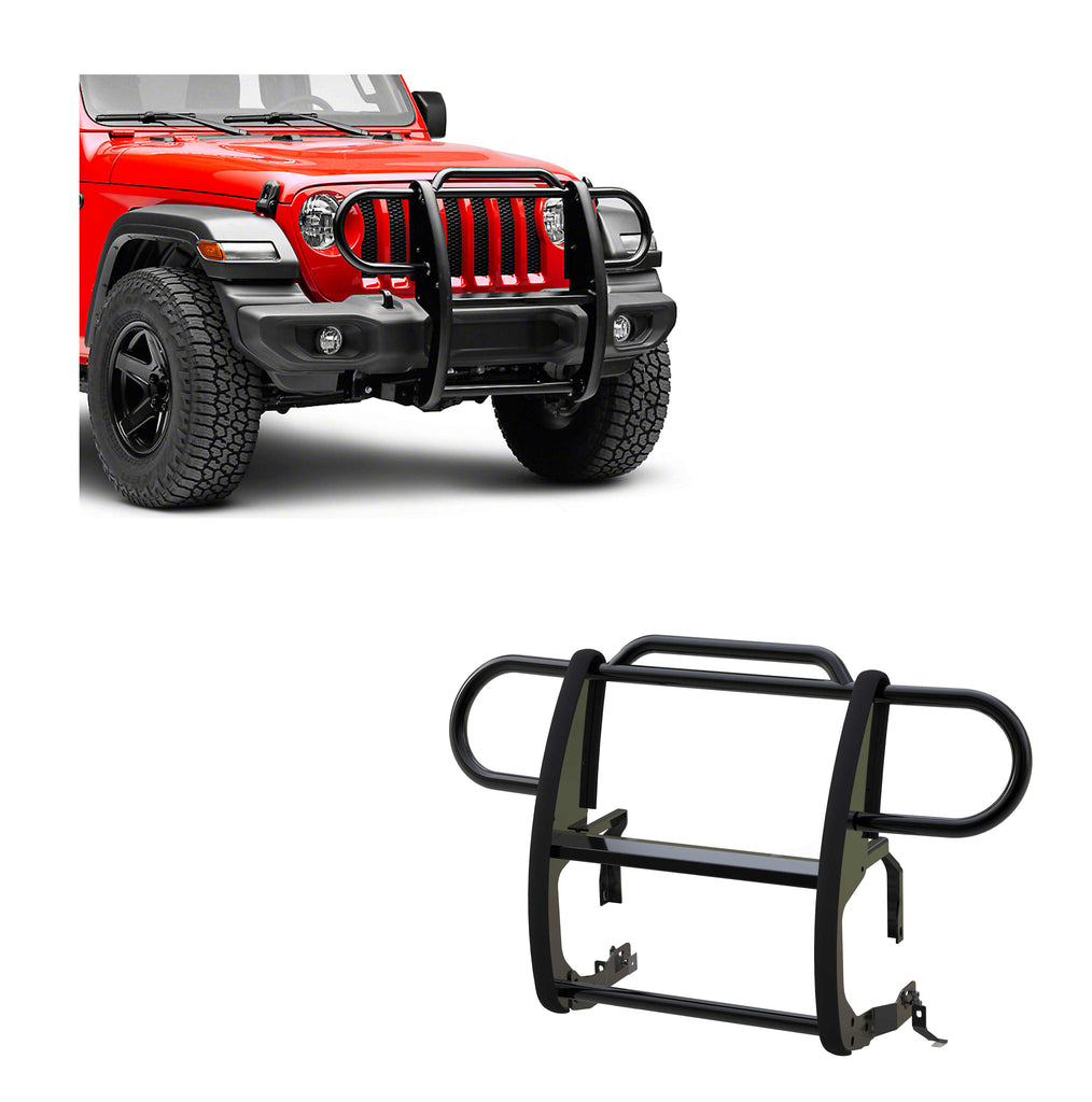 Black Horse Off Road 17JPJLMA Grille Guard for Select Jeep Gladiator, Jeep Wrangler