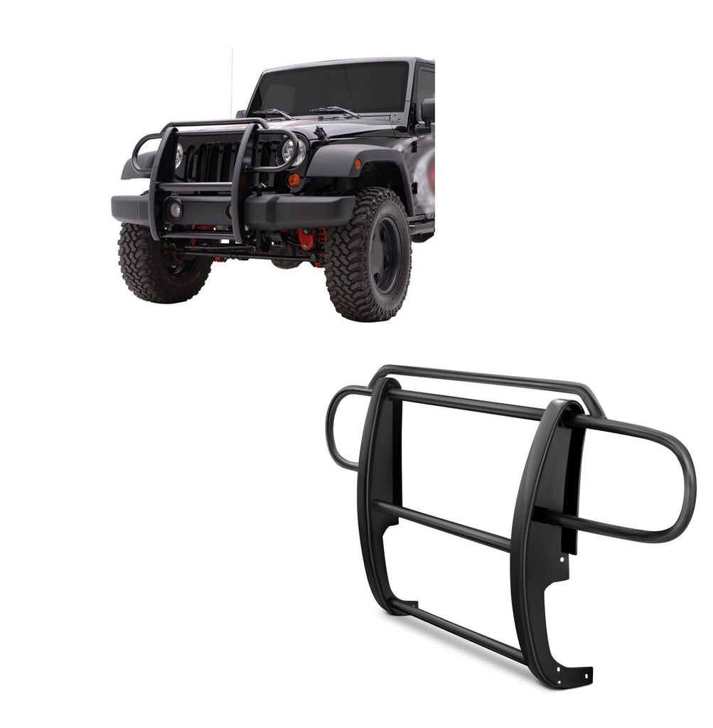 Black Horse Off Road 17JPWRMA Grille Guard for Select Jeep Wrangler, Jeep Wrangler JK