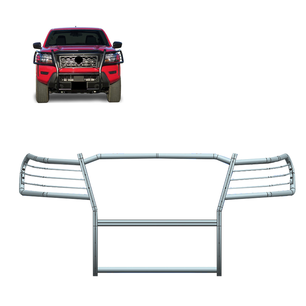 Black Horse Off Road 17NI22MA Grille Guard for Select Nissan Frontier
