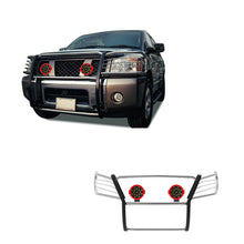 Load image into Gallery viewer, Black Horse Off Road 17NR26MSS-PLR Grille Guard Kit for Select Nissan Armada, Nissan TITAN
