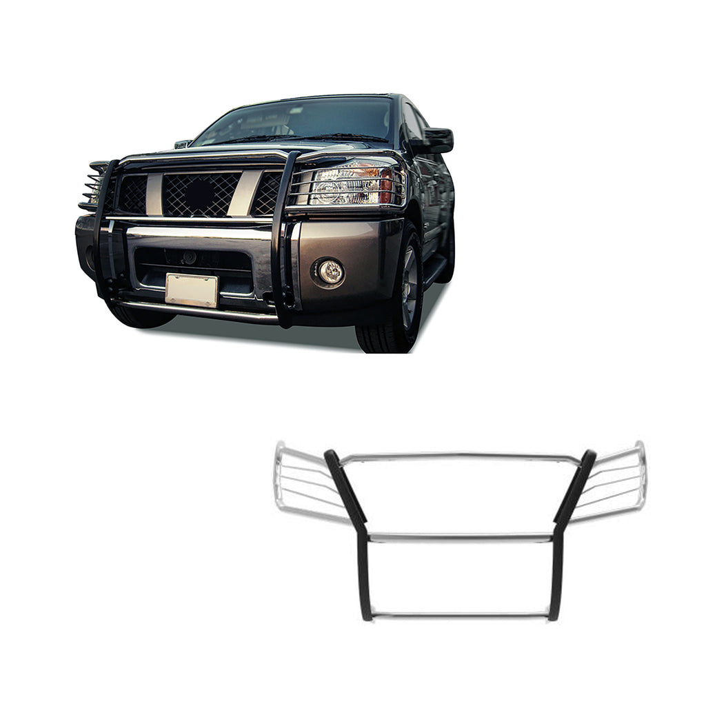 Black Horse Off Road 17NR26MSS Grille Guard for Select Nissan Armada, Nissan TITAN