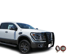 Load image into Gallery viewer, Black Horse Off Road 17NR27MA-PLFR Grille Guard Kit for Select Nissan TITAN