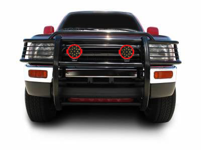 Black Horse Off Road 17T80202MA-PLR Grille Guard Kit for Select Toyota 4Runner, Toyota Tacoma