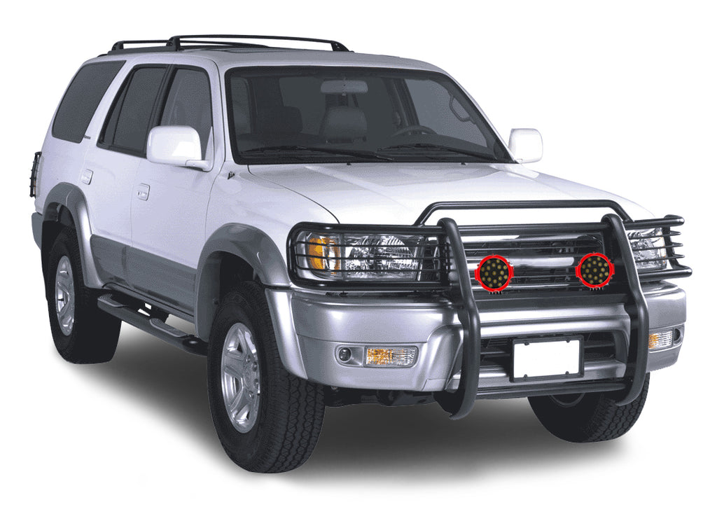 Black Horse Off Road 17TN23MA-PLR Grille Guard Kit for Select Toyota 4Runner