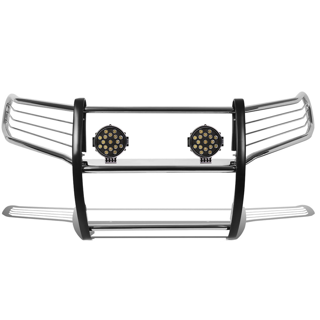 Black Horse Off Road 17TU31MSS-PLB Grille Guard Kit for Select Toyota 4Runner
