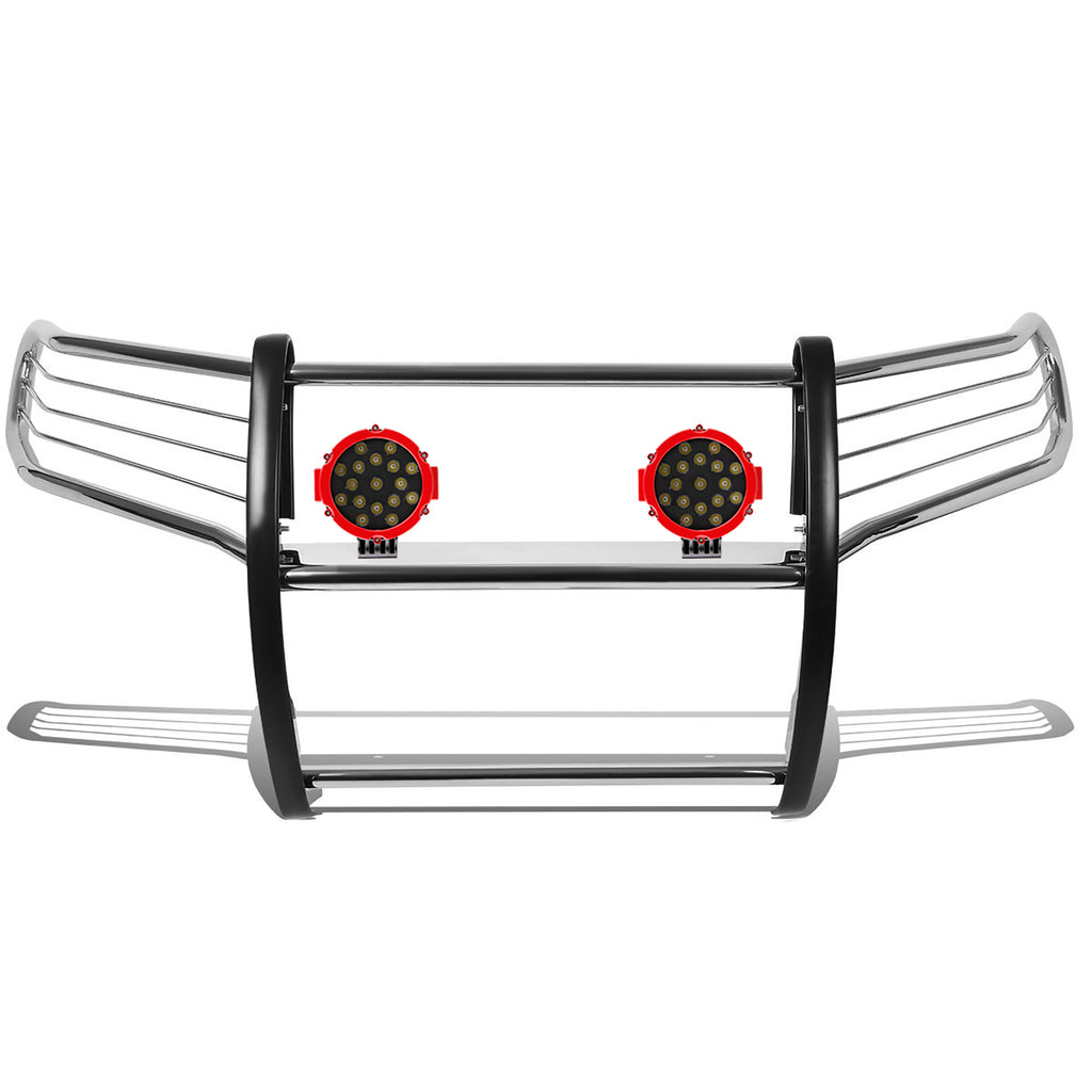 Black Horse Off Road 17TU31MSS-PLR Grille Guard Kit for Select Toyota 4Runner
