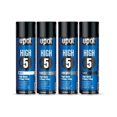 U-POL UP0791V HIGH#5 High Build Primer Filler, Grey - 450mL