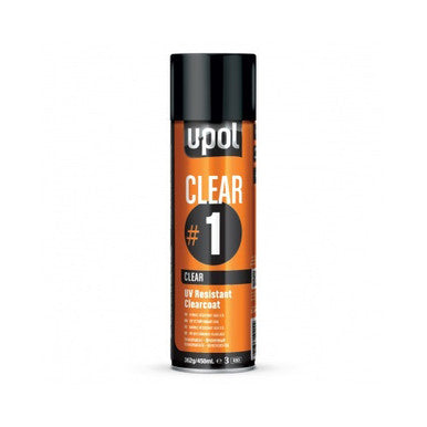 U-POL UP0796 Clear#1 UV Resistant Clearcoat - 450mL