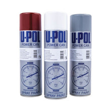 Load image into Gallery viewer, U-POL UP0802 PowerCan Professional Spray Paint, Matte Black - 500mL