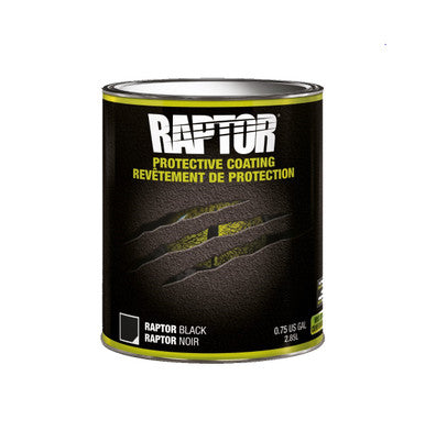 U-POL UP4838 Raptor® Tough and Tintable Protective Coating, Black - 2.85L