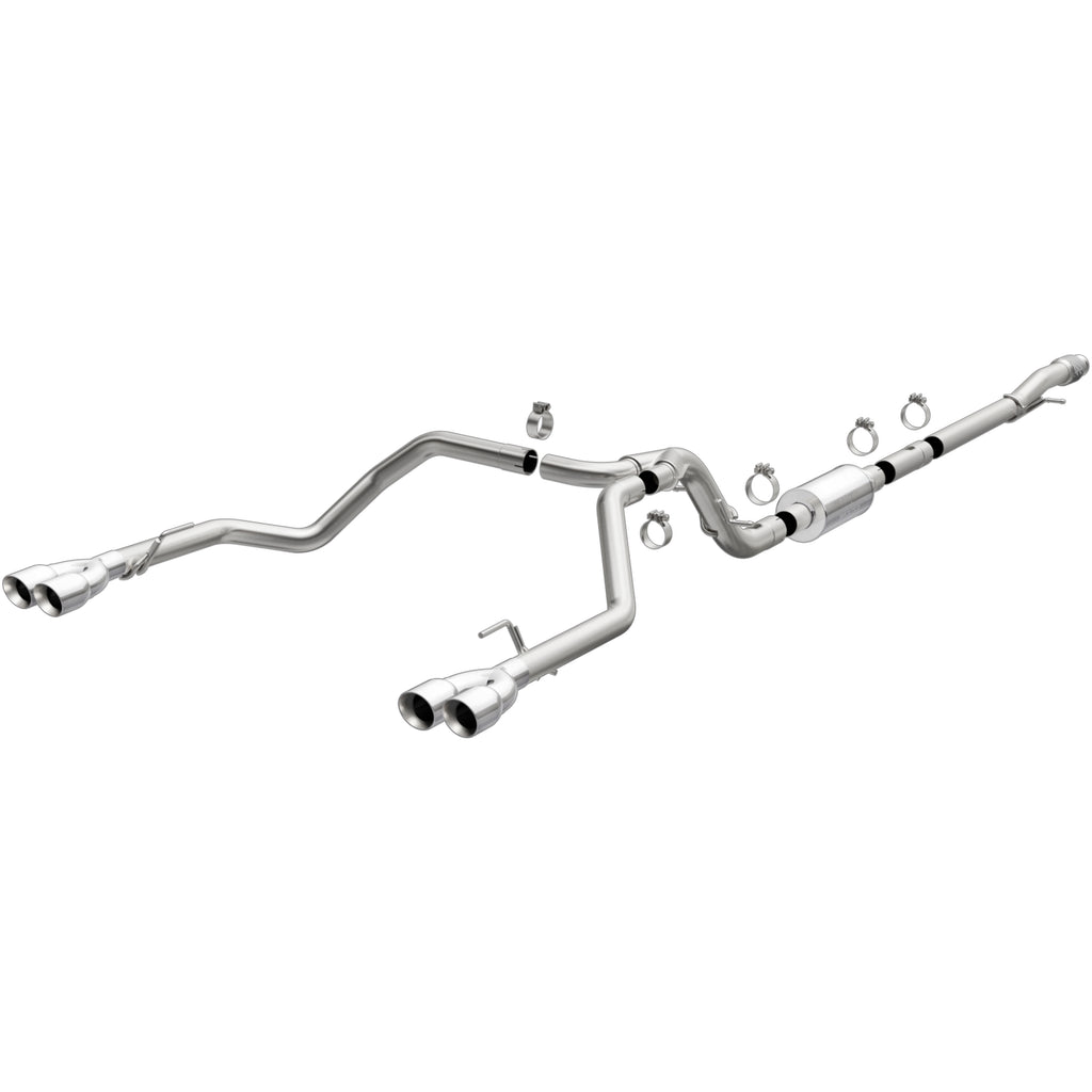 MagnaFlow Exhaust Products 19477 Street Series Polished Cat-Back System for Select Chevrolet Silverado 1500, Chevrolet Silverado LTD, GMC Sierra 1500, GMC Sierra Limited