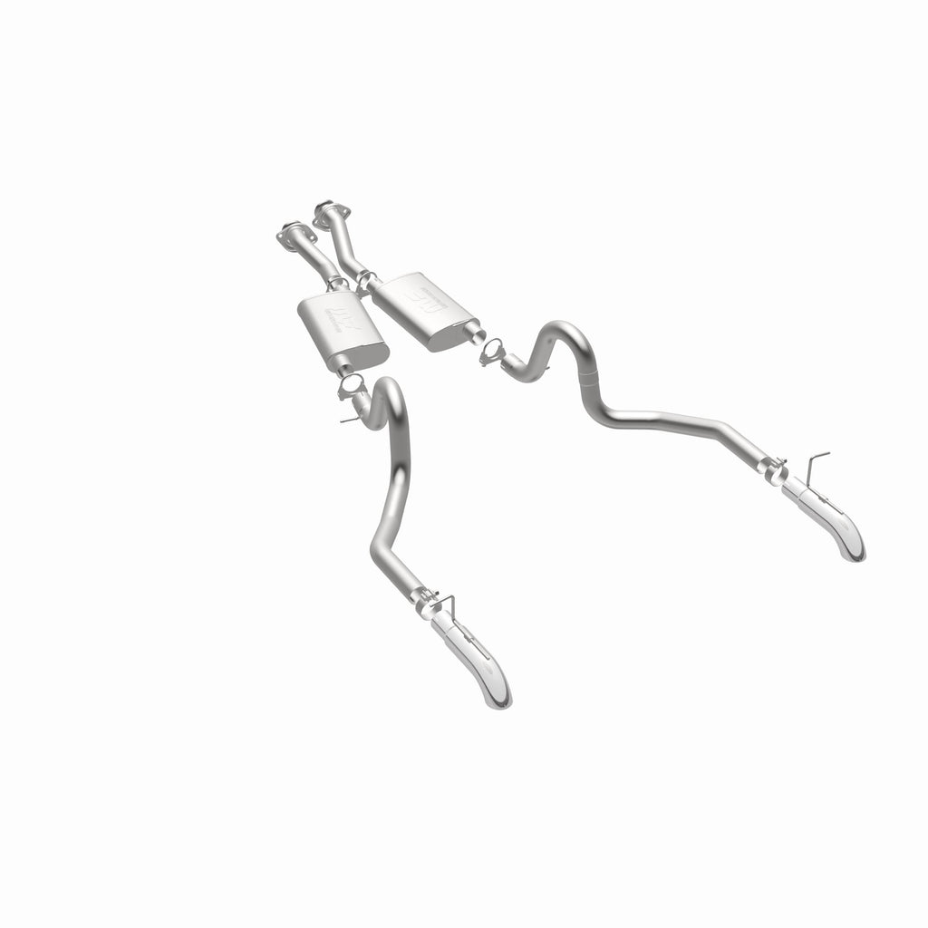MagnaFlow Exhaust Products 15632 Street Series Polished Cat-Back System for Select Ford Mustang