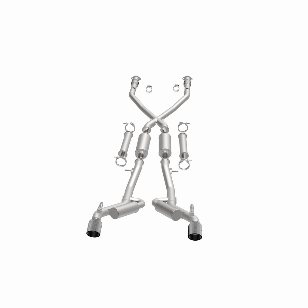 MagnaFlow Exhaust Products 19593 xMOD Series Carbon Fiber Tips Cat-Back System for Select Nissan Z