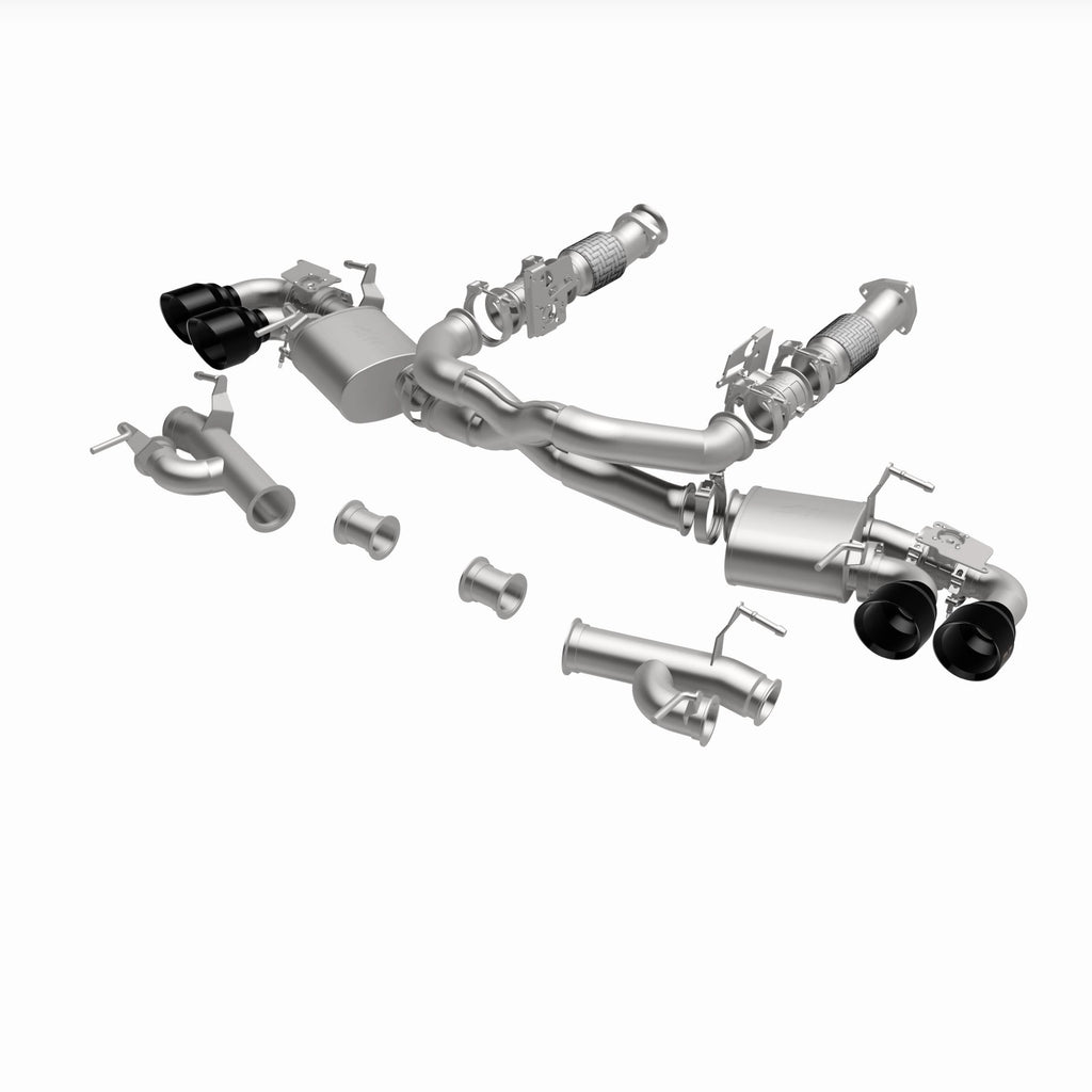MagnaFlow Exhaust Products 19545 xMOD Series Black Chrome Tips Cat-Back System for Select Chevrolet Corvette