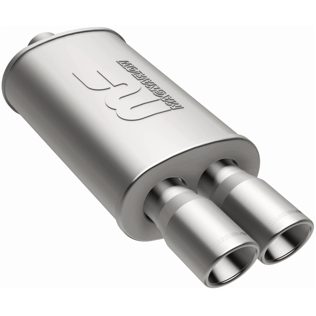 MagnaFlow Exhaust Products 14862 Straight-Through Performance Muffler; 2.25/3in. Center/Dual; 5x14x8 Body
