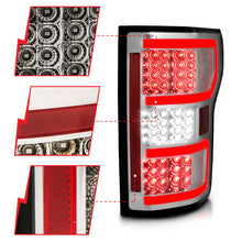 Load image into Gallery viewer, 18-19-Ford-F-150-Led-Taillights-Chrome
