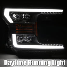 Load image into Gallery viewer, 18-19-Ford-F-150-Nova-Led-Projector-Headlights-Plank-Style-Chrome-WActivlightSeq-Signal