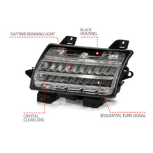 Load image into Gallery viewer, 18-19-Jeep-Wrangler-Jl-Halogen-Chrome-Clear-W-Sequential-Signal