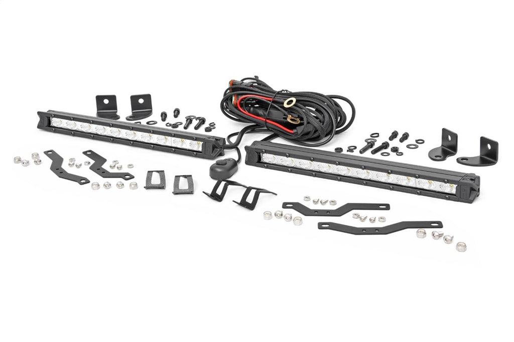 Rough Country 70809 LED Grille Kit for Select Ford F-150