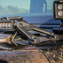 Load image into Gallery viewer, 18-20-Jeep-Wrangler--2020-Gladiator-Led-Cowl-Mount---Textured-Black