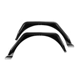 Fabtech FTS24213 JEEP JL TUBE FENDERS RR STL PWDRCOAT BLK TEXTURE