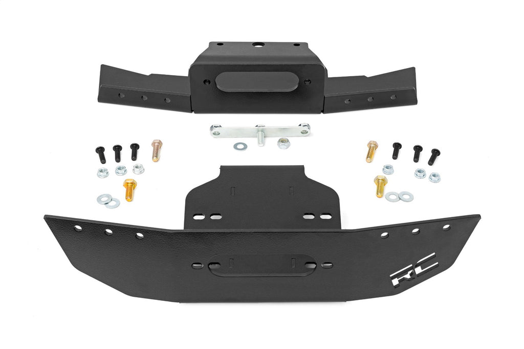 Rough Country 93153 Winch Mounting Plate for Select Polaris RZR Turbo S, Polaris RZR Turbo S Lifted Lime LE, Polaris RZR Turbo S Velocity