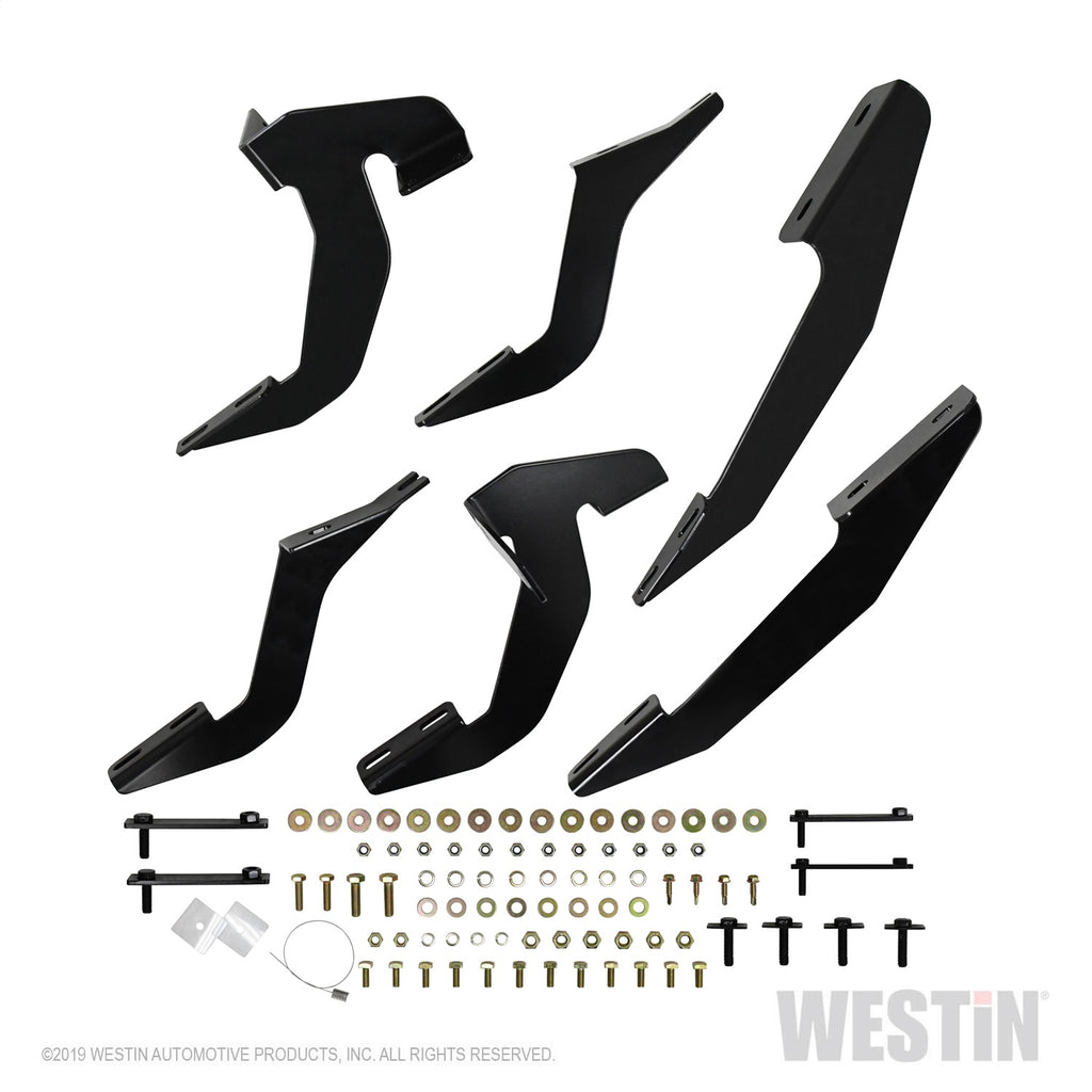 18-22-Chevrolet-Traverse-Running-Board-Mount-Kit---Blk