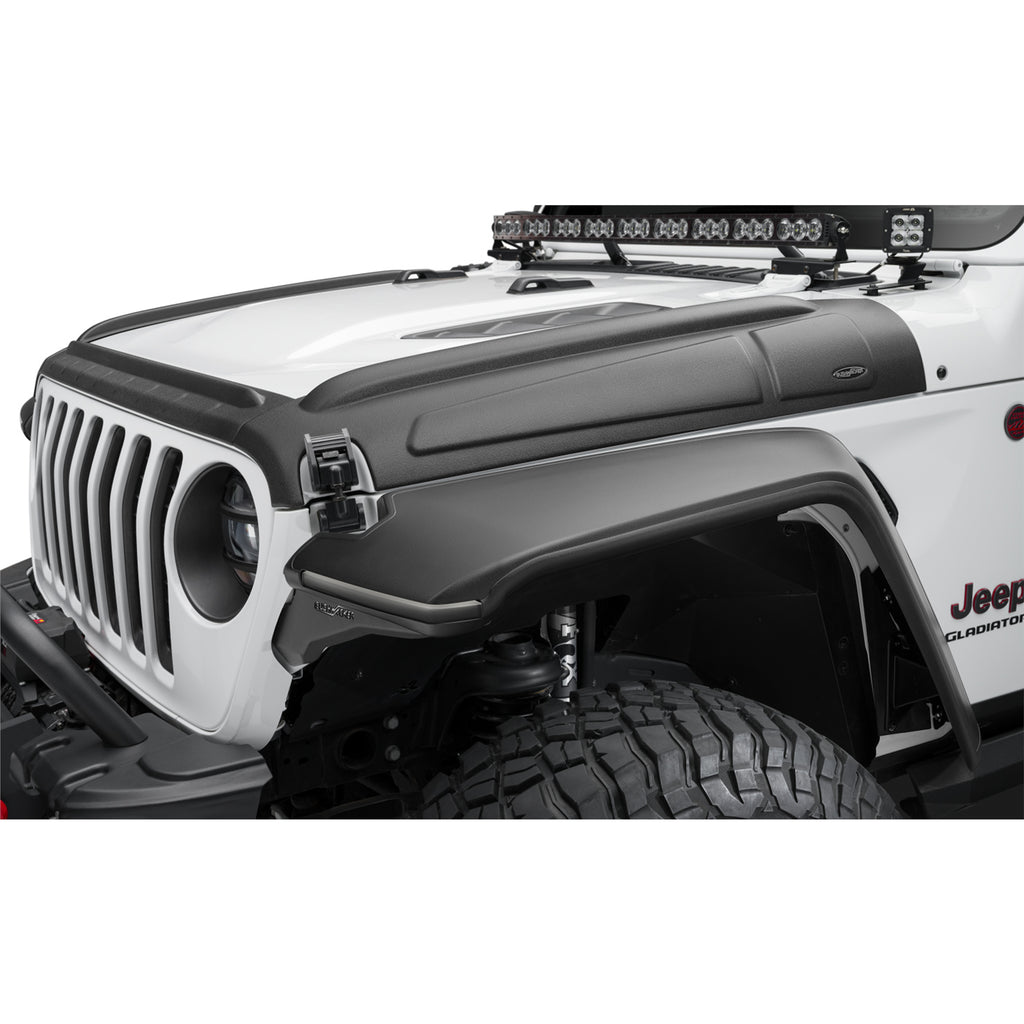 18-22-Jeep-Wrangler-24Dr--20-22-Jeep-Gladiator-Trail-Armor-Hood-Armor-(3Pc)---Tex.-Blk