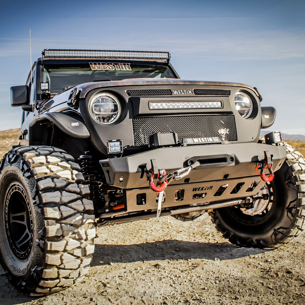 18-22-Jeep-Wrangler-Jl--20-22-Gladiator-Wj2-Stubby-Front-Bumper---Tex.-Blk