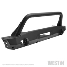 Load image into Gallery viewer, 18-22-Jeep-Wrangler-Jl--20-22-Gladiator-Wj2-Stubby-Front-Bumper-WBull-Bar---Tex.-Blk