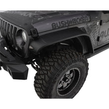 Load image into Gallery viewer, 18-22-Jeep-Wrangler-Jl-24-Door-Front-Flat-Style-Flares-2Pc---Black