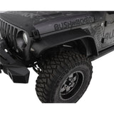 Bushwacker 10101-07 Fender Flares Flat Style 2Pc Front