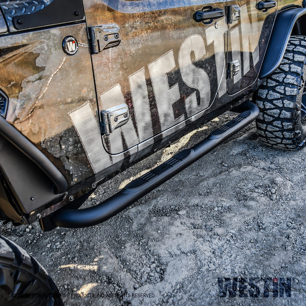 18-22-Jeep-Wrangler-Jlu-4Dr.-E-Series-3-Nerf-Step-Bars---Tex.-Blk