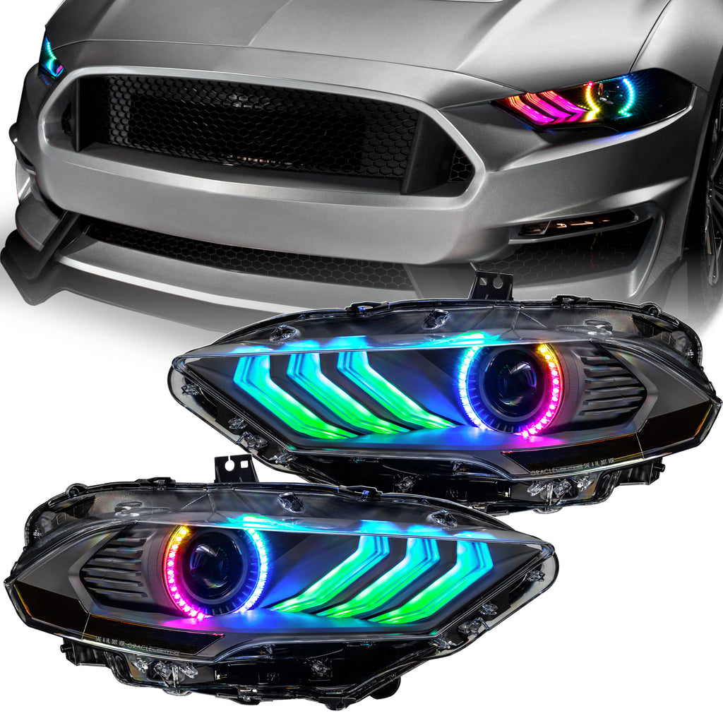 18-23-Ford-Mustang-Dynamic-Colorshift-Led-Headlights---Black-Series