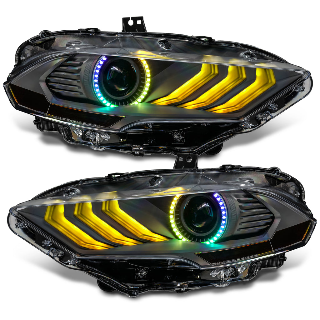 18-23-Ford-Mustang-Dynamic-Colorshift-Led-Headlights---Black-Series