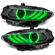 Load image into Gallery viewer, 18-23-Ford-Mustang-Dynamic-Colorshift-Led-Headlights---Black-Series