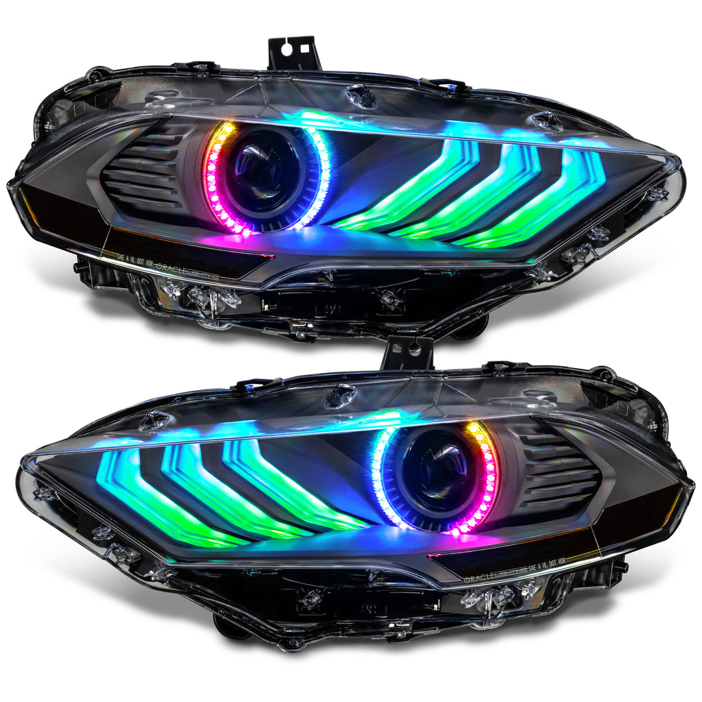 18-23-Ford-Mustang-Dynamic-Colorshift-Led-Headlights---Black-Series