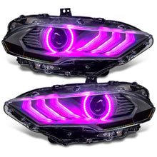 Load image into Gallery viewer, 18-23-Ford-Mustang-Dynamic-Colorshift-Led-Headlights---Black-Series