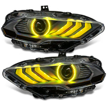 Load image into Gallery viewer, 18-23-Ford-Mustang-Dynamic-Colorshift-Led-Headlights---Black-Series