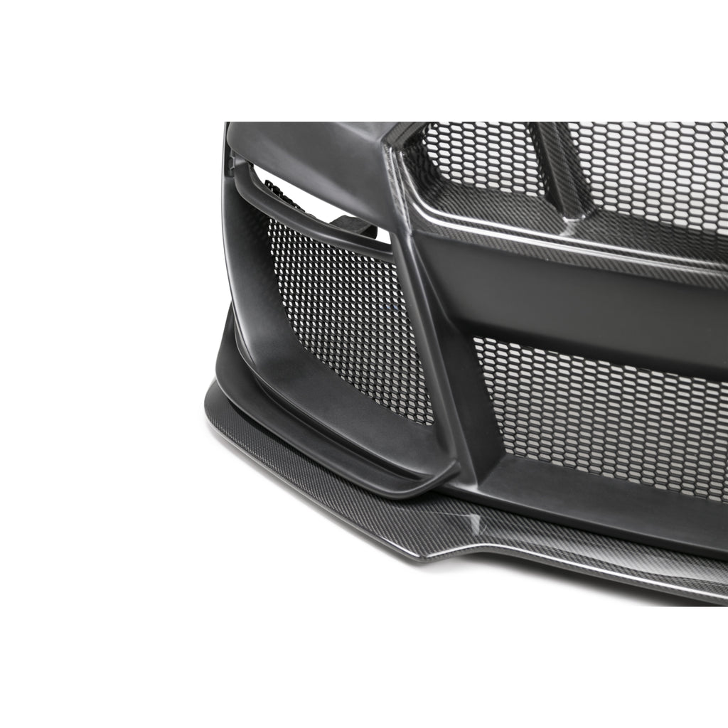 18-23-Ford-Mustang-Type-St-Fiberglass-Front-Bumper-W-Cf-GrilleLip-(No-Cancel)
