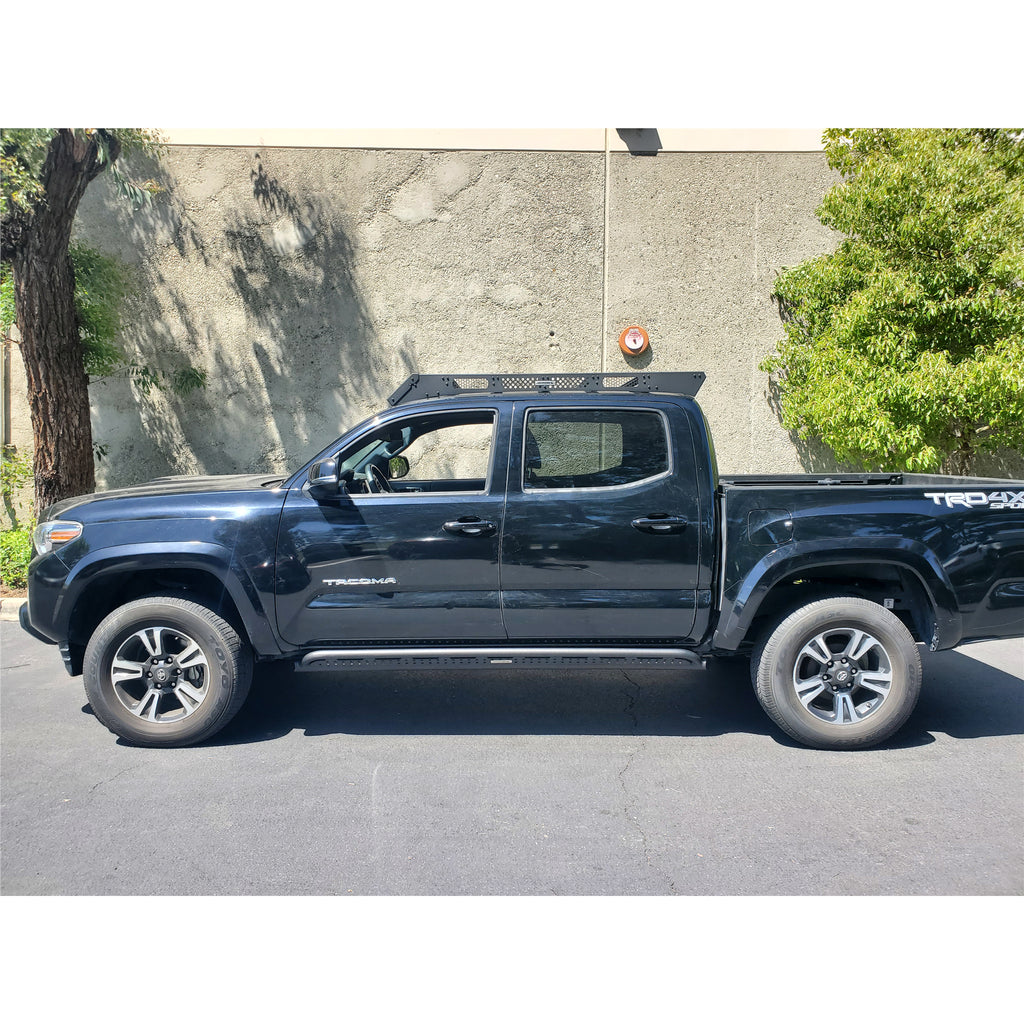 18-23-Toyota-Tacoma-4Door-Frame-Mount-Sliders---Textured-Black
