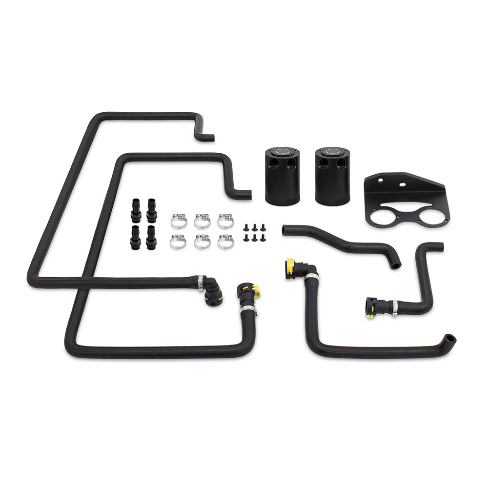 18-Ford-F-150-2.7L-Ecoboost-Baffled-Oil-Catch-Can-Kit---Clear