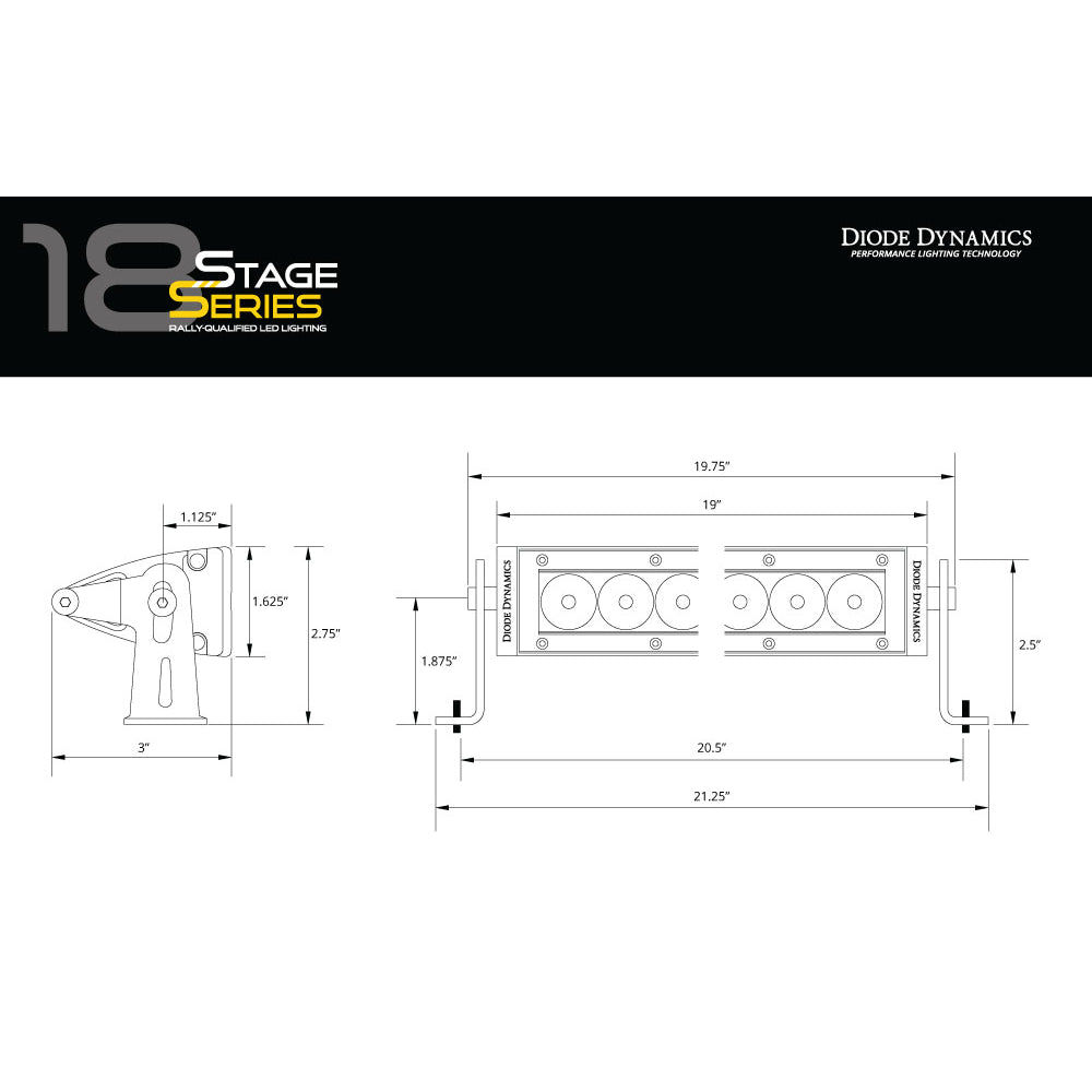 18-In-Led-Light-Bar-Single-Row-Straight---Amber-Flood-Each-Stage-Series
