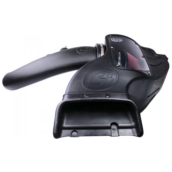 ~(18-Lbs.-26X17x15)~-Cold-Air-Intake-For-15-17-Ford-F150-V8-5.0L-Oiled-Cotton-Cleanable-Red-S-B
