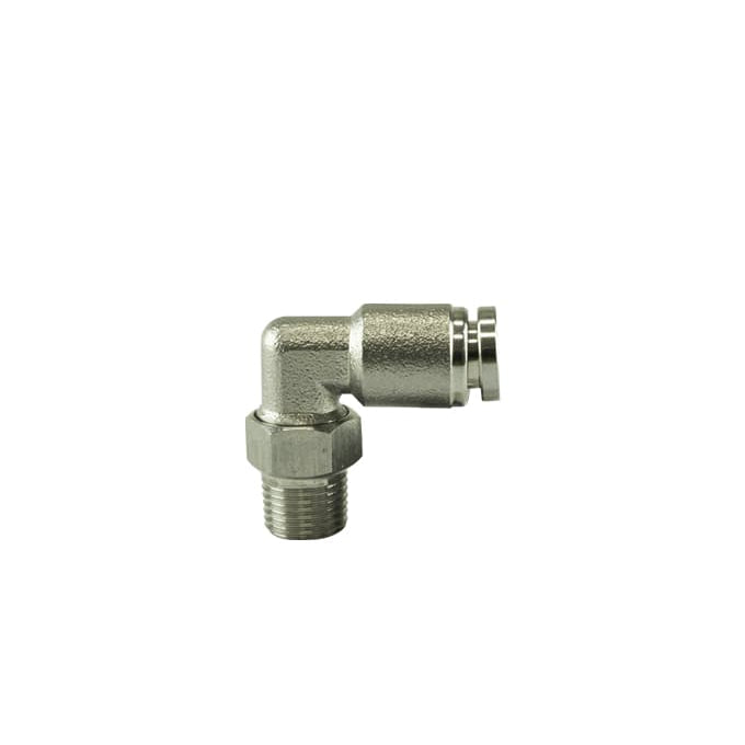 18-Npt-To-90-Degree-14-Pushloc-Stainless-Steel
