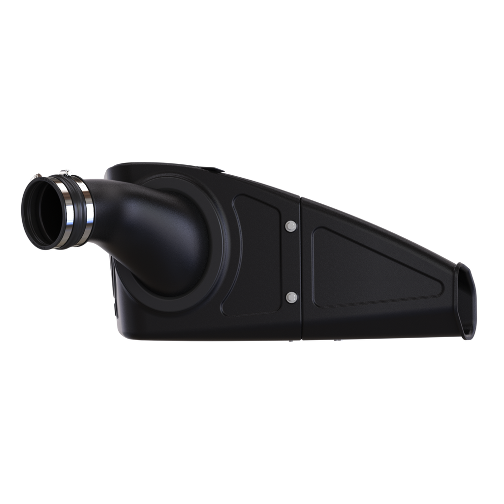 ~(18.6-Lbs.-24X15x14)~-Cold-Air-Intake-For-98-03-Ford-F250-F350-F450-F550-V8-7.3L-Powerstroke-Dry-Extendable-White-S-B